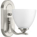 Laird One Light Bath Bracket in Brushed Nickel