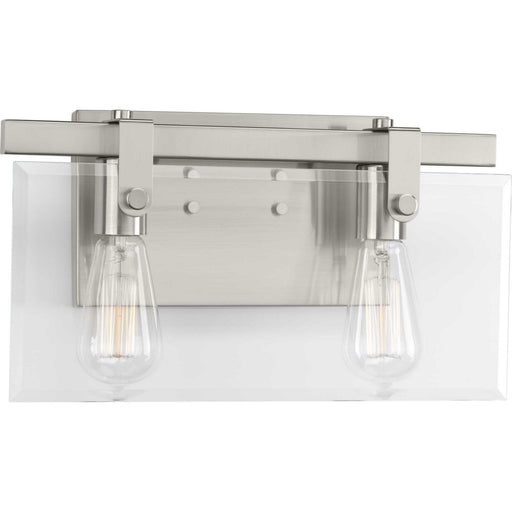 Glayse Two Light Bath in Brushed Nickel