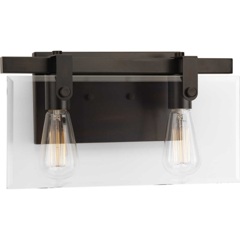 Glayse Two Light Bath in Antique Bronze