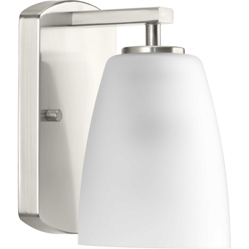 Leap Bath Sconce in Brushed Nickel