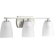 Leap 3-Light Bath Vanity Light in Brushed Nickel