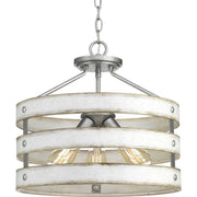 Gulliver 3-Light Semi-Flush Mount in Galvanized