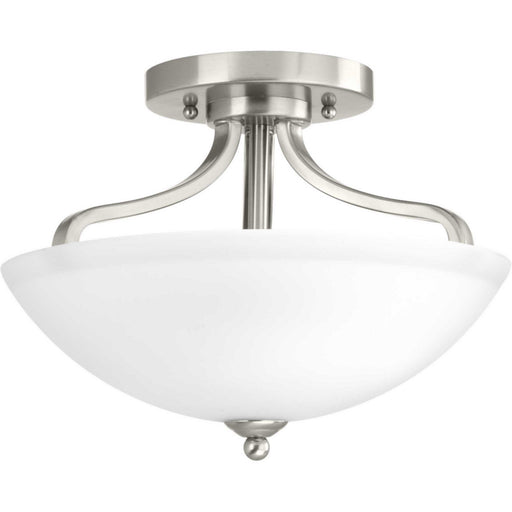 Laird Two Light Flush Mount in Brushed Nickel