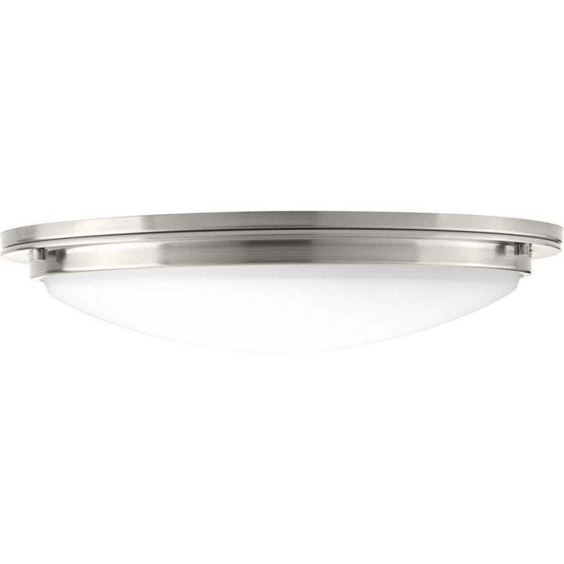 Apogee 21" LED Flush Mount in Brushed Nickel
