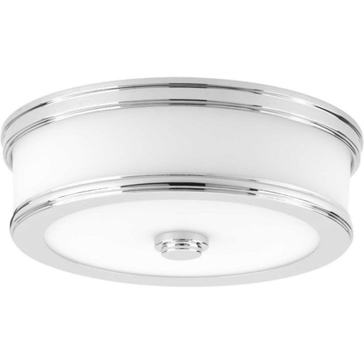 Bezel 10" LED Flush Mount in Polished Chrome