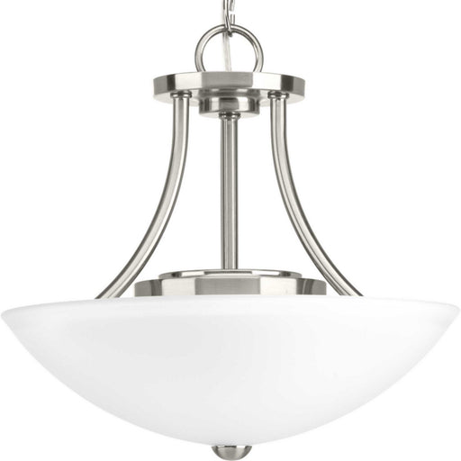Gather Led LED Semi-Flush/Convertible in Brushed Nickel