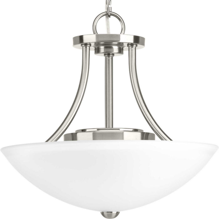 Gather Led LED Semi-Flush/Convertible in Brushed Nickel