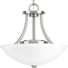 Gather Led LED Semi-Flush/Convertible in Brushed Nickel