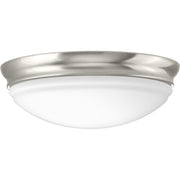 Dome 11" LED Flush Mount in Brushed Nickel