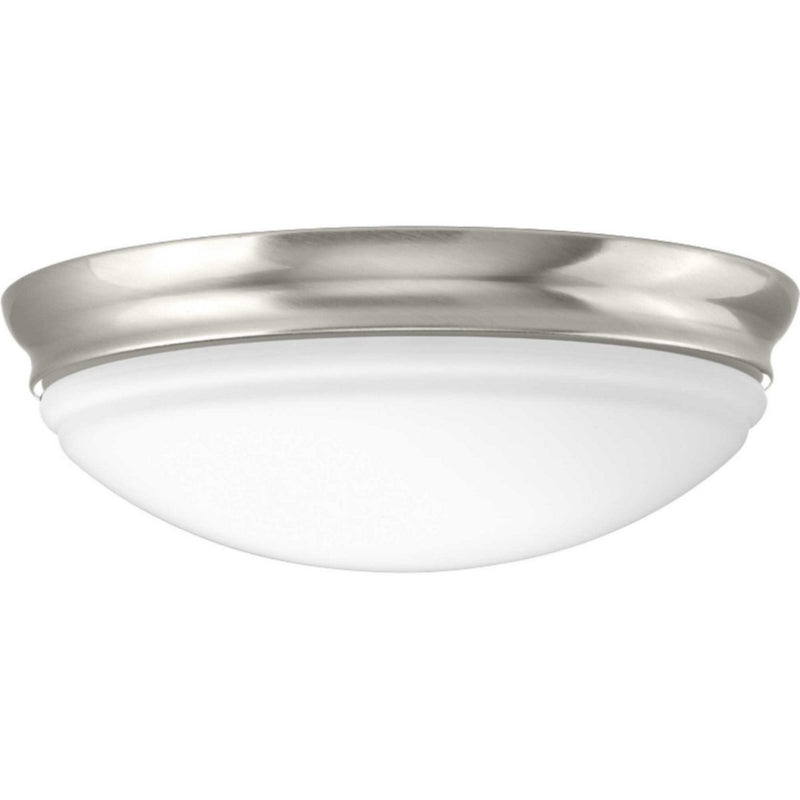 Dome 11" LED Flush Mount in Brushed Nickel