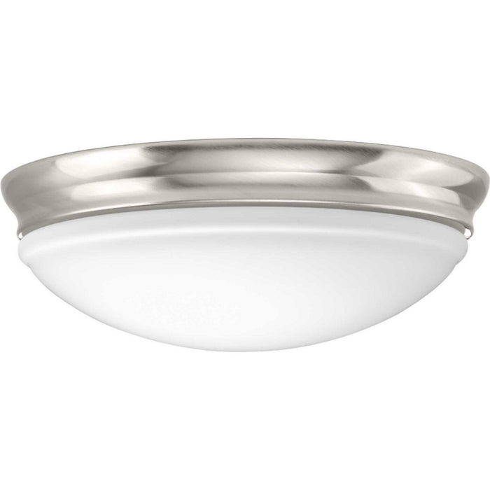 Led Flush - Dome LED Flush Mount in Brushed Nickel