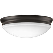 Dome 13.5" LED Flush Mount in Antique Bronze