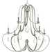 Anjoux 9-Light Chandelier in Silver Ridge