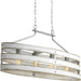 Gulliver Four Light Island Pendant in Galvanized Finish
