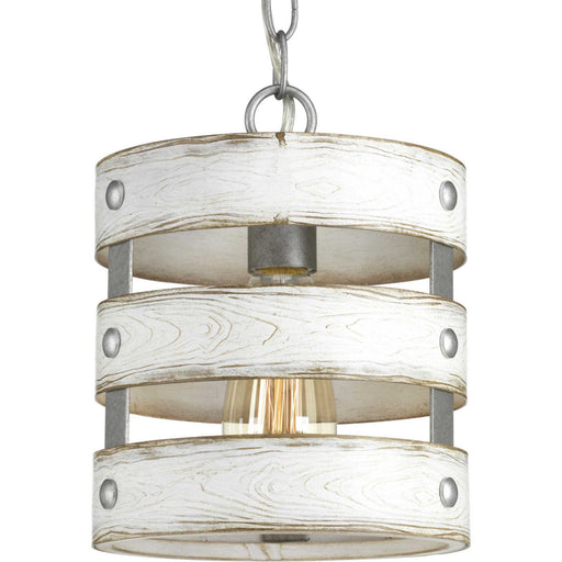 Gulliver One Light Mini Pendant in Galvanized Finish