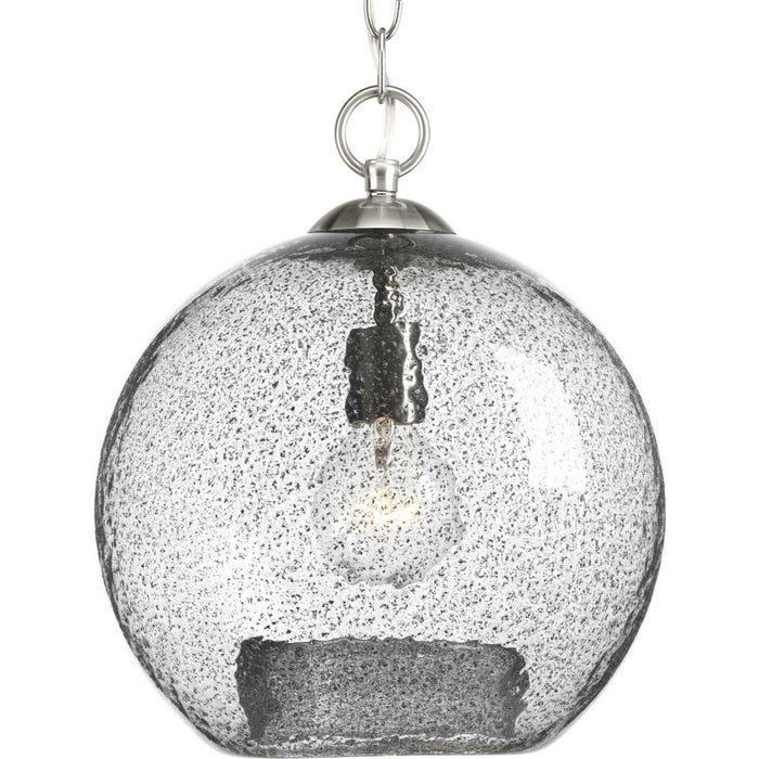 Malbec One Light Pendant in Brushed Nickel