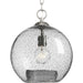 Malbec One Light Pendant in Brushed Nickel
