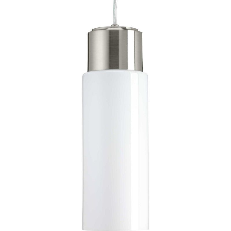 Neat LED Pendant in Brushed Nickel