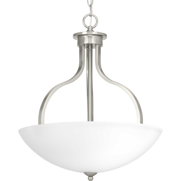 Laird Three Light Pendant in Brushed Nickel