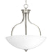 Laird Three Light Pendant in Brushed Nickel