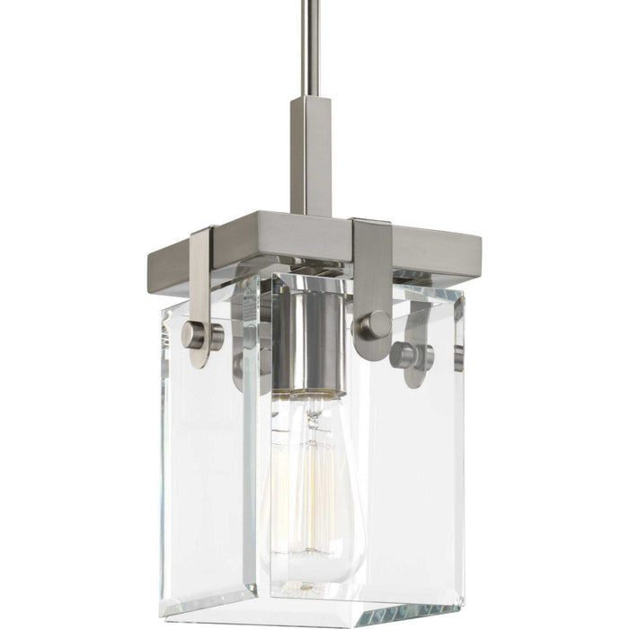 Glayse One Light Mini Pendant in Brushed Nickel