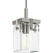 Glayse One Light Mini Pendant in Brushed Nickel