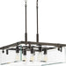 Glayse Five Light Pendant in Antique Bronze