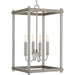 Fontayne Four Light Pendant in Brushed Nickel