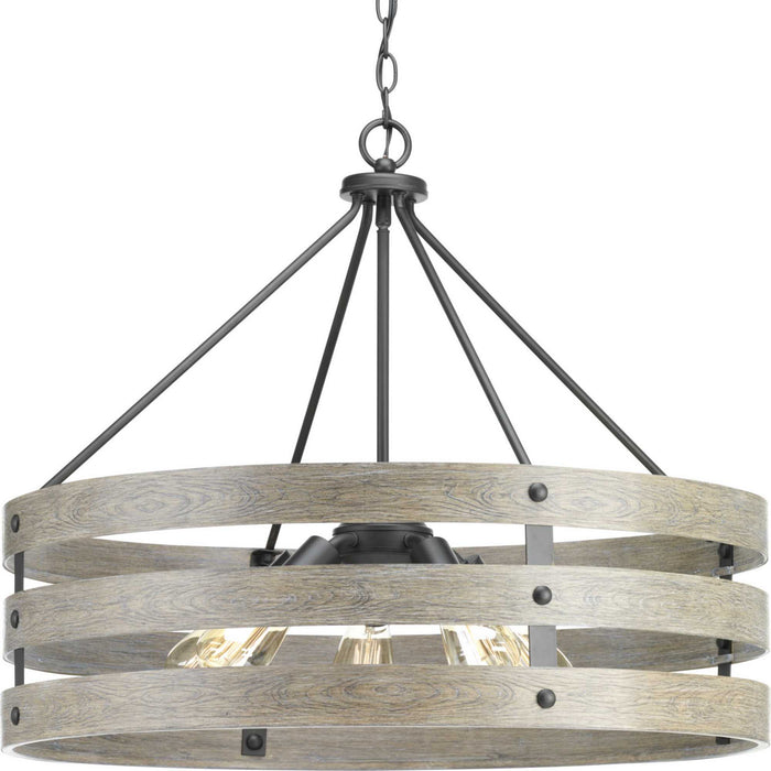 Gulliver Five Light Pendant in Graphite