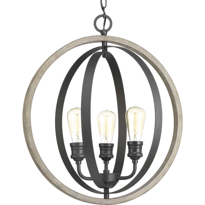 Conestee Three Light Pendant in Graphite