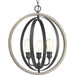 Conestee Three Light Pendant in Graphite