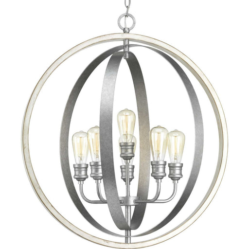 Conestee 6-Light Chandelier in Galvanized