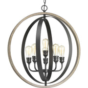 Conestee 6-Light Chandelier in Graphite