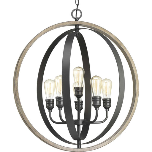 Conestee 6-Light Chandelier in Graphite