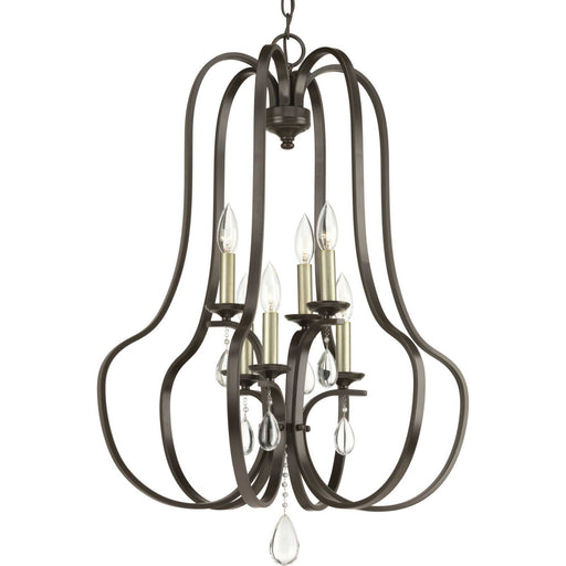 Anjoux 6-Light Pendant in Antique Bronze