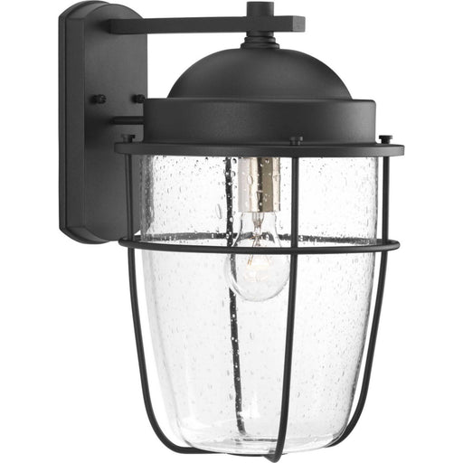 Holcombe One Light Wall Lantern in Black