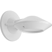 Strata LED Outdoor Wall Sconce in White