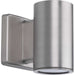 3In Cylinders LED Wall Lantern in Satin Nickel