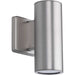 3In Cylinders LED Wall Lantern in Satin Nickel