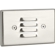 Indoor Step Light Louvered LED Wall Sconce in Brushed Nickel