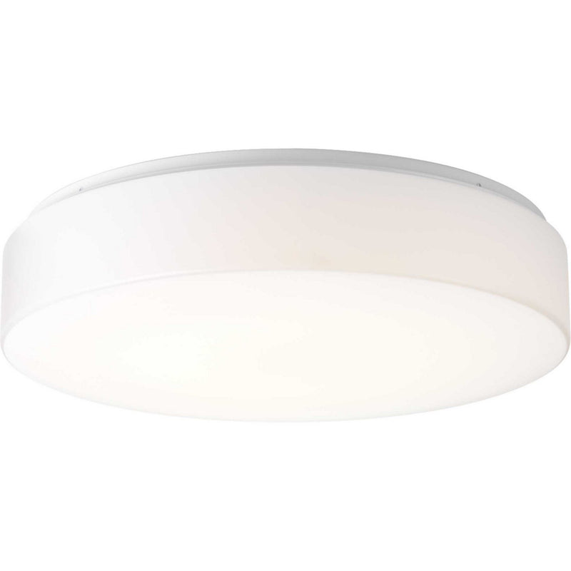 Drums and Clouds 17" LED Drum Flush Mount in White