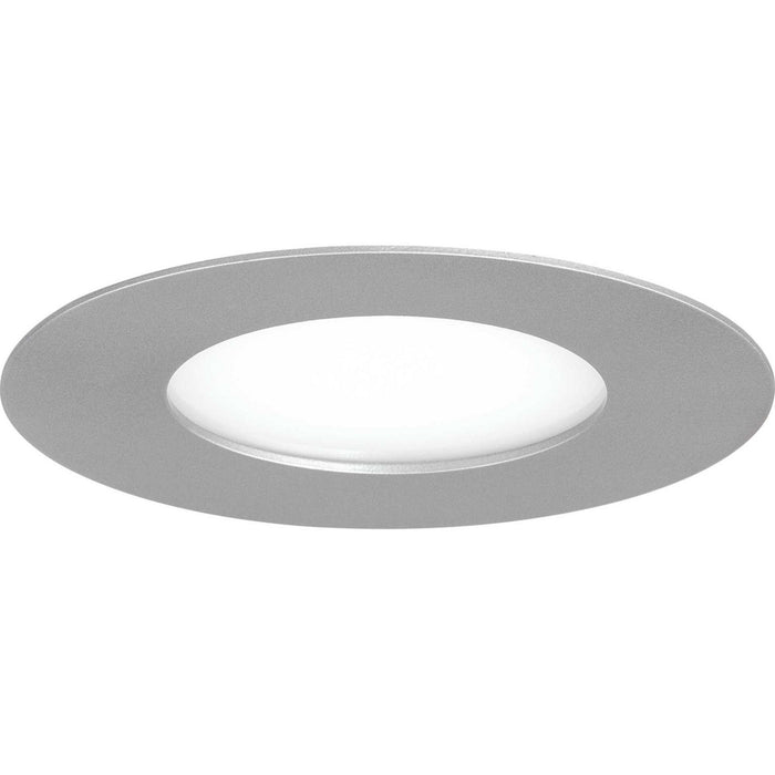 5" Edgelit LED Indoor-Outdoor Canless Recessed Downlight in Brushed Nickel