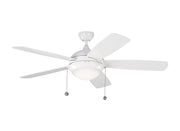 Discus 52" Wet-Rated LED Ceiling Fan in White