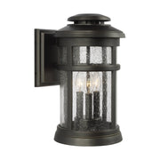 Newport Large Outdoor Wall Lantern in Antique Bronze