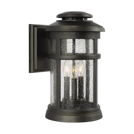 Newport Large Outdoor Wall Lantern in Antique Bronze