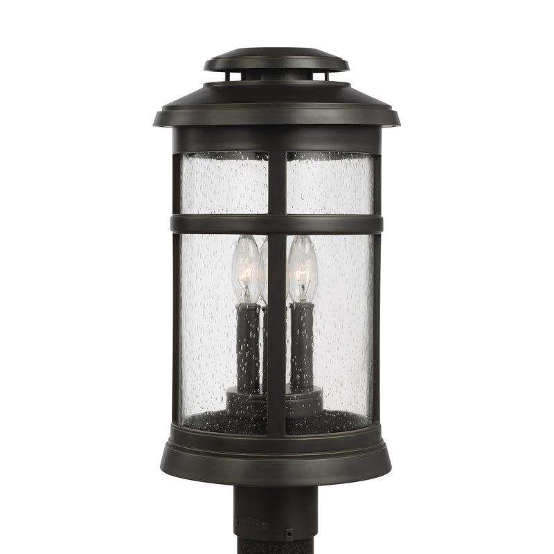 Newport Outdoor Post Light in Antique Bronze