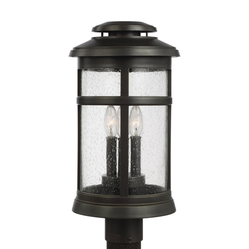 Newport Outdoor Post Light in Antique Bronze