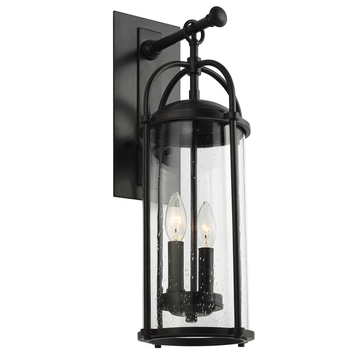 Dakota Two Light Outdoor Wall Lantern in Espresso