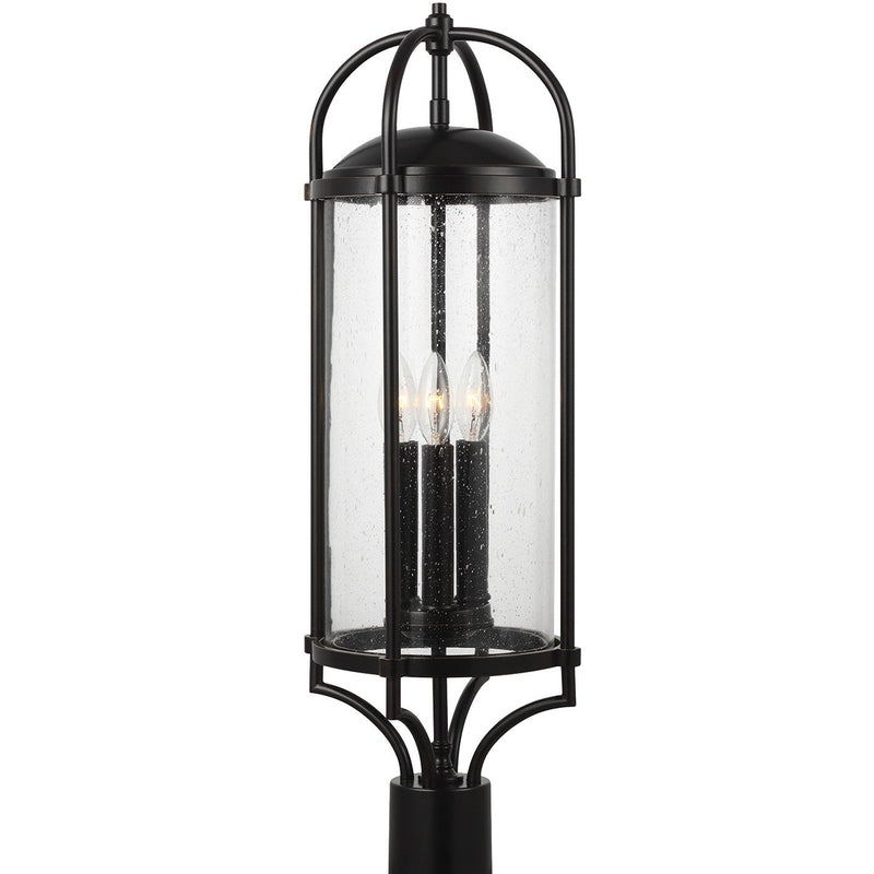 Dakota 3-Light Outdoor Post Light in Espresso