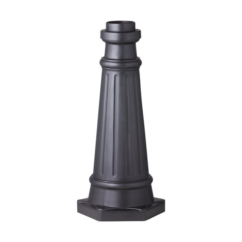 Outdoor Post Base Post Mount Base in Antique Bronze